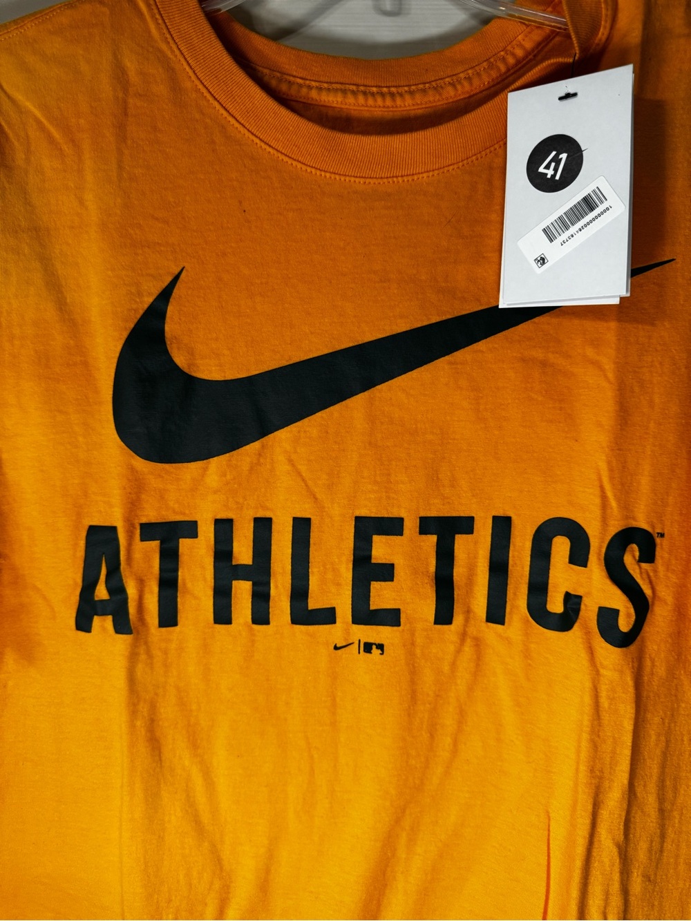 Nike Men's Orange Athletics Graphic T-Shirt